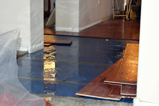 Professional Flood Damage Repair technician working in Indiahoma, OK